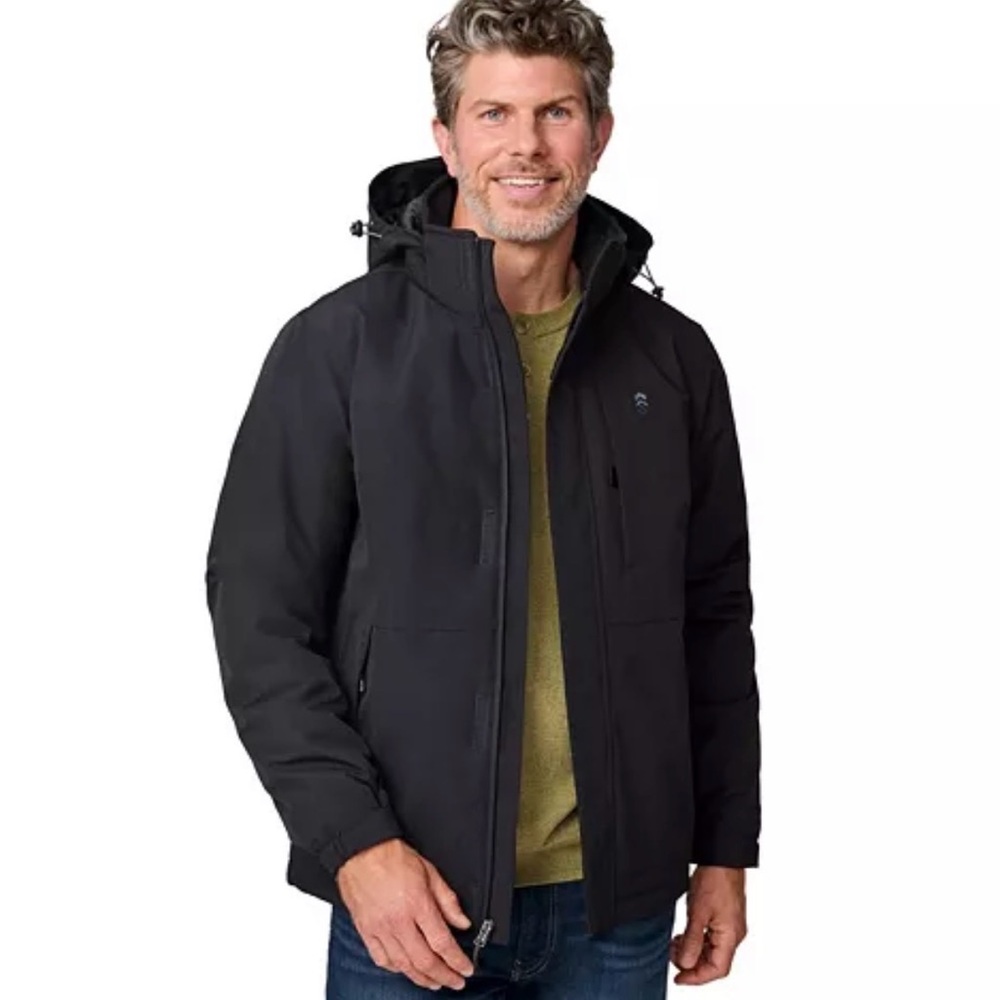 Free Country Men's Denali Mid Weight Jacket with Hood